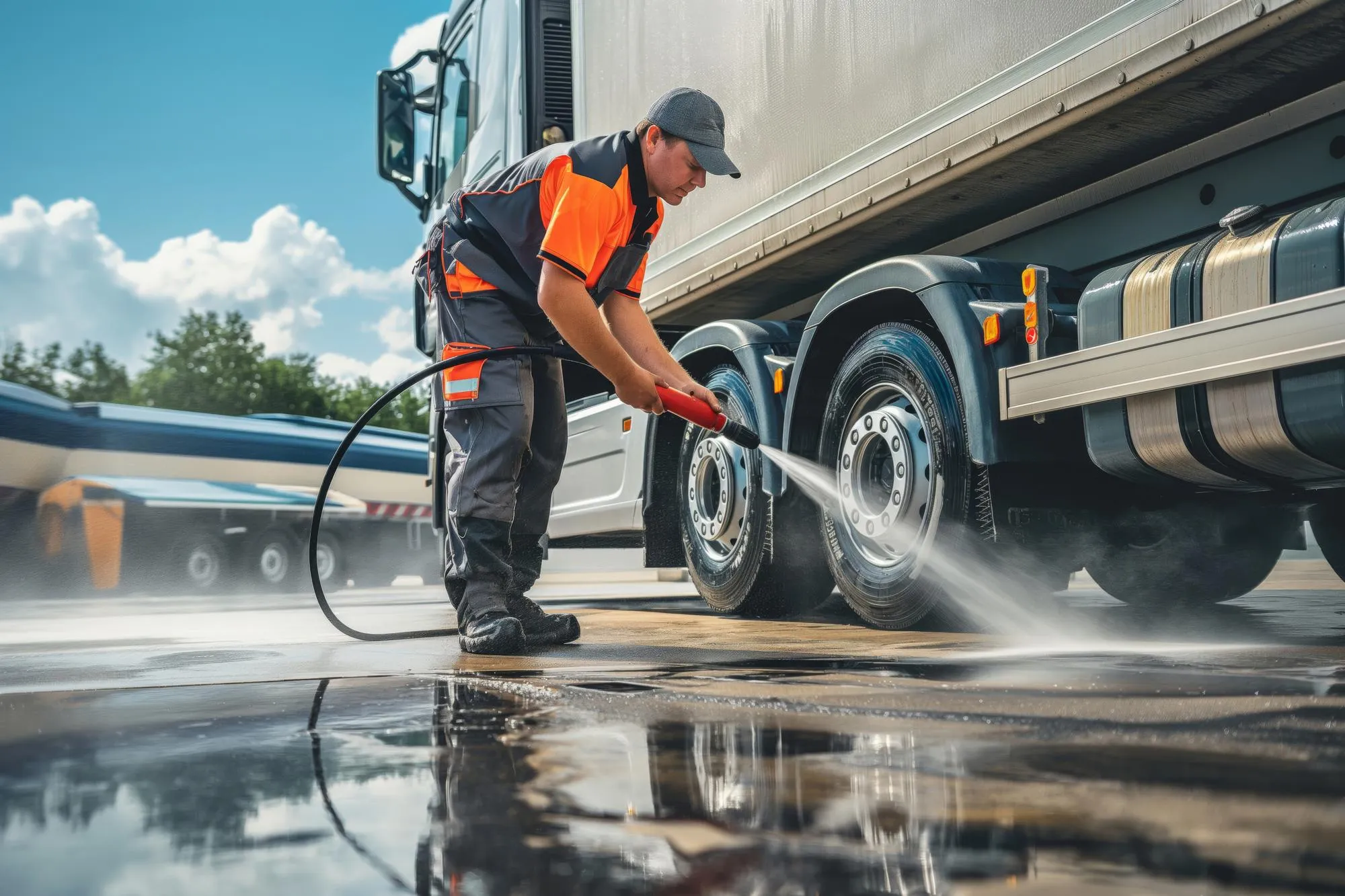 The Role of Pressure Washing in Fleet Longevity