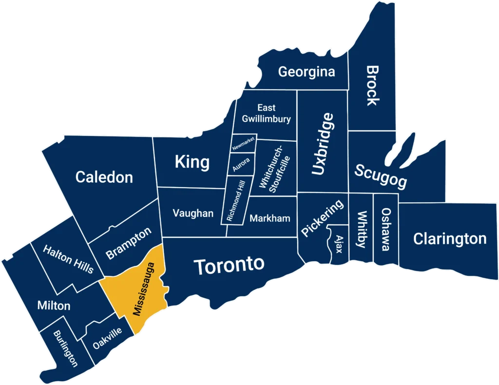 Mississauga map