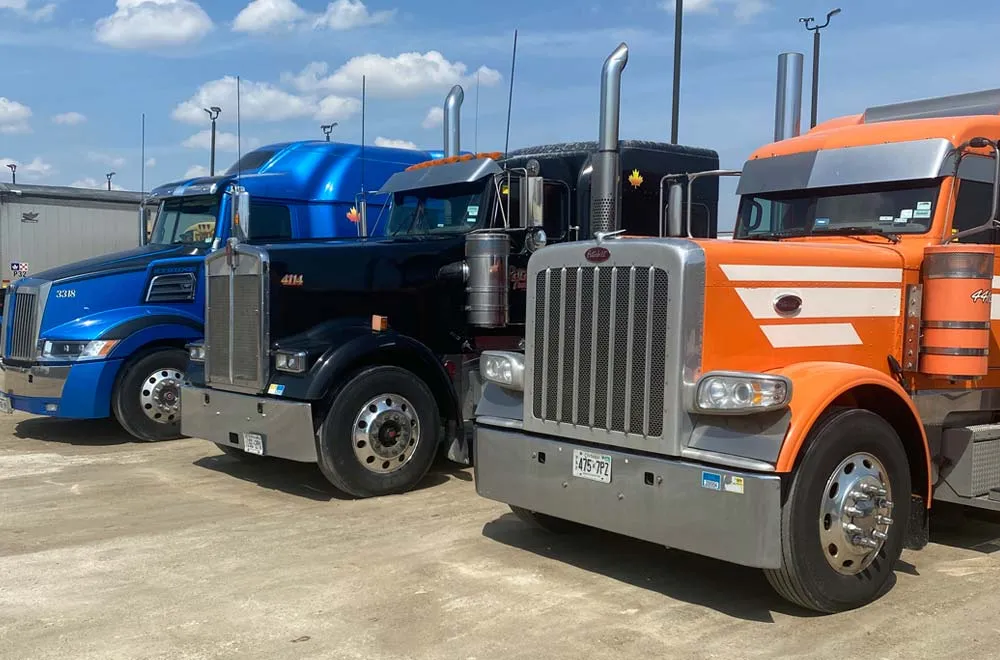 Truck and trailer washing